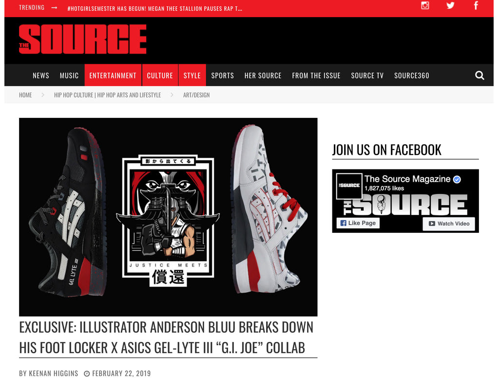 Anderson Bluu Breaks Down His Asics Foot Locker Collab With The Source