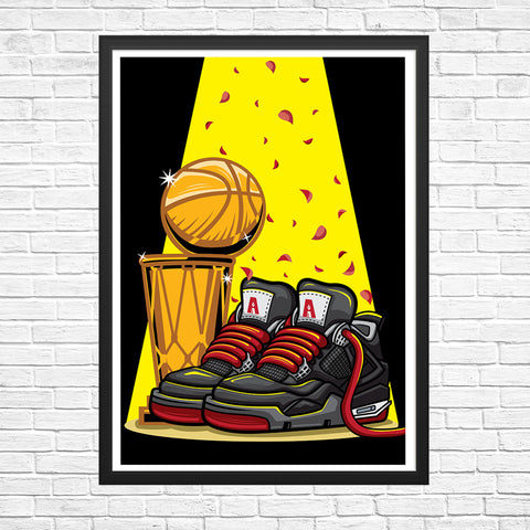 AJ 4 Reimagined Giclee Art Print 13 x 19