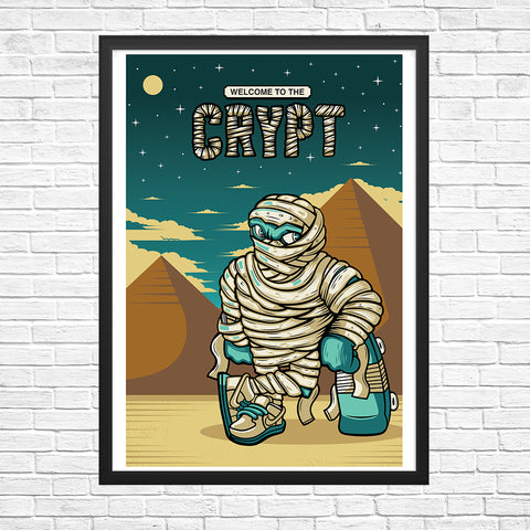 The Mummy Art Print 13 x 19 - Bluu Dreams