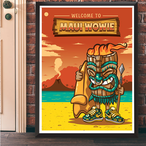 Maui Wowie Art Print 17 x 22 - Bluu Dreams