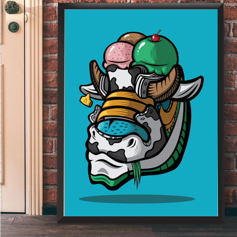 Chunky Dunky Art Print 17 x 22 - Bluu Dreams