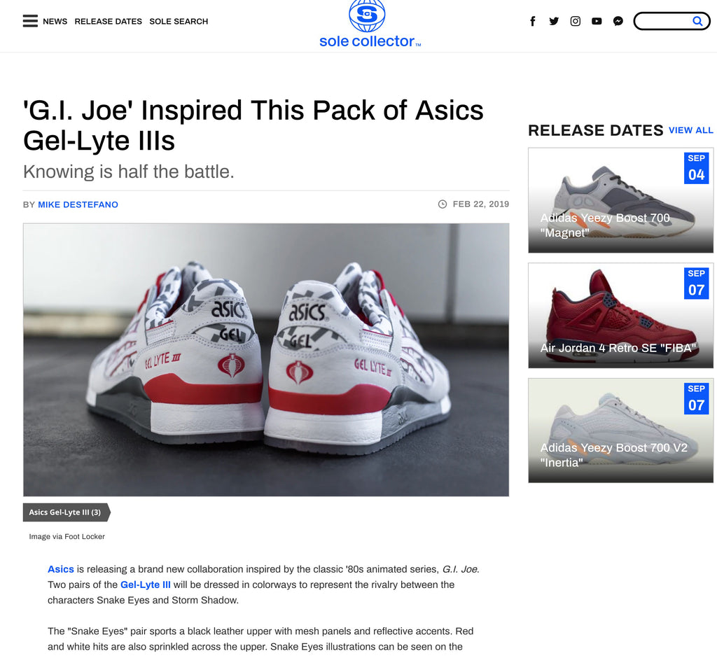 Sole Collector talks Anderson Bluu's G.I. Joe Sneaker Collaboration