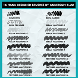 Retro Cartoon Procreate Brush Pack