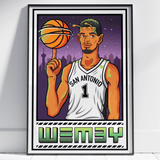Wemby Giclee Art Print 17 x 22