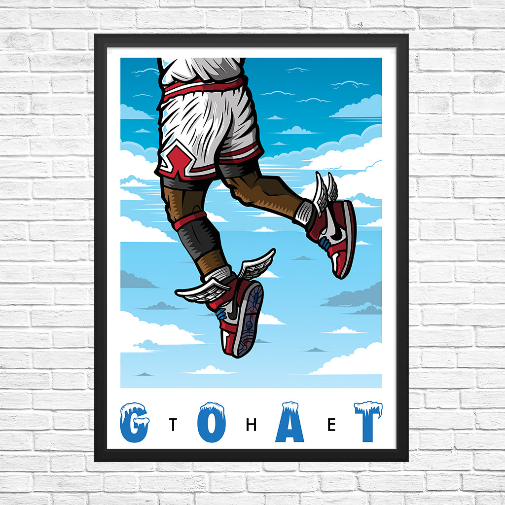 The Goat Away Game Art Print 13 x 19 - Bluu Dreams