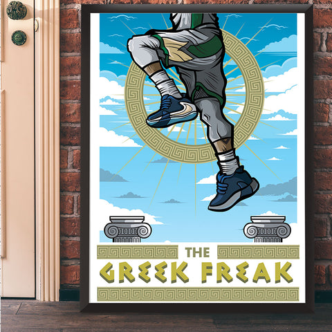 Greek Freak Giclee Art Print 17 x 22 - Bluu Dreams