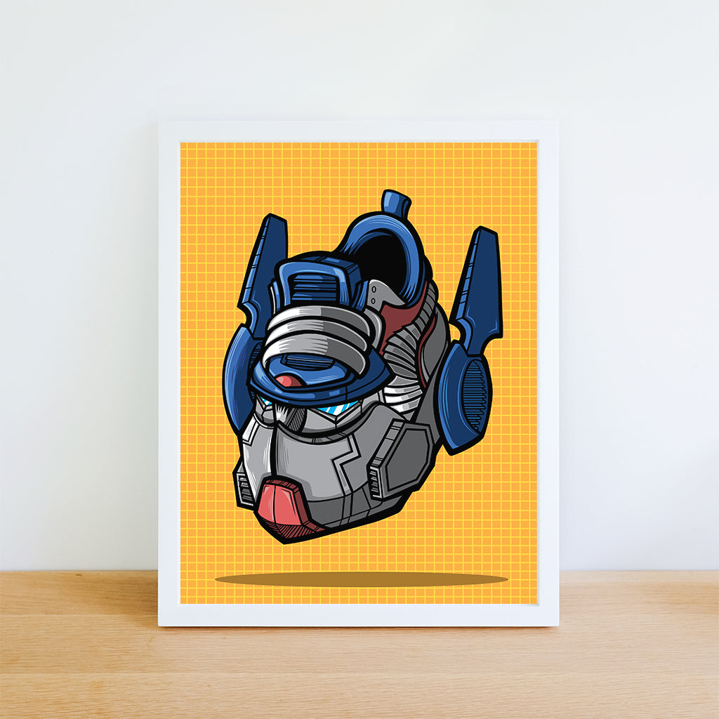 Autobot Commander Art Print 8.5 x 11 - Bluu Dreams
