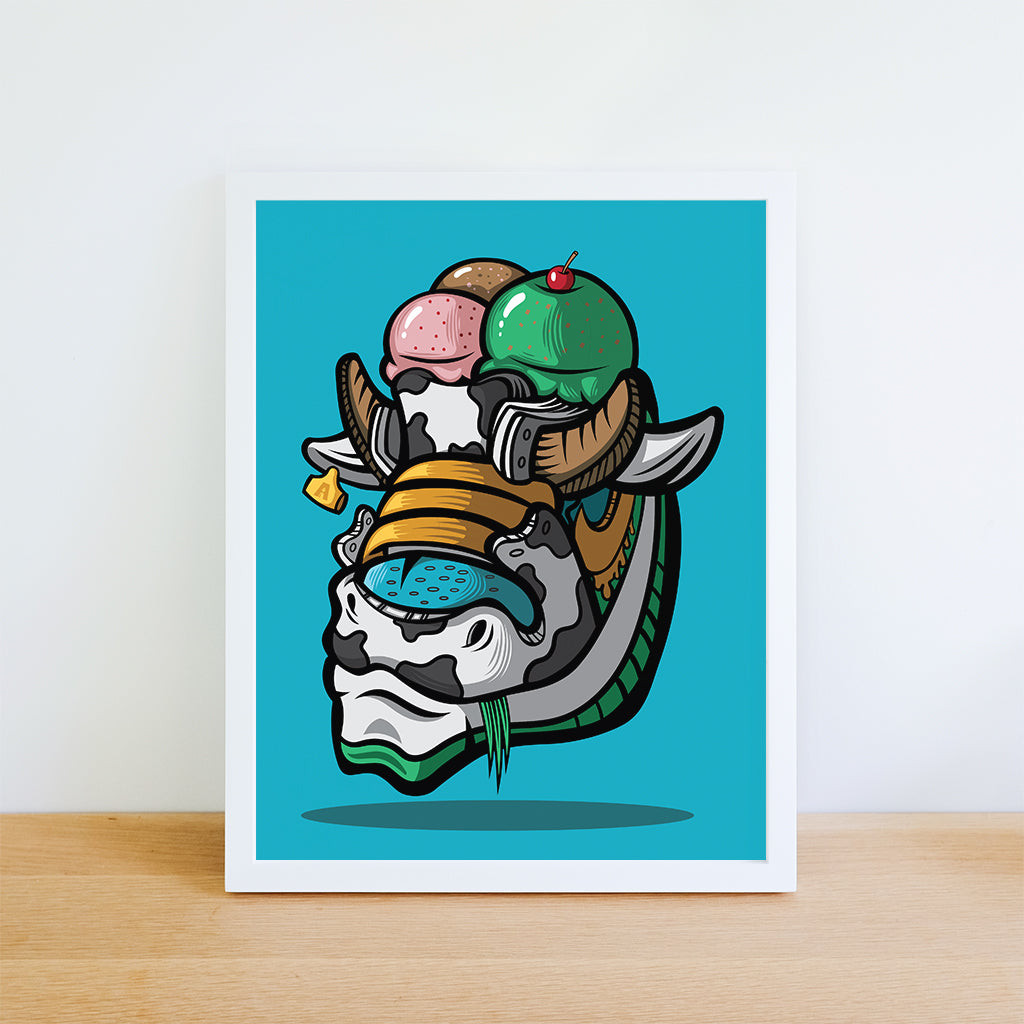 Chunky Dunky Art Print 8.5 x 11 - Bluu Dreams