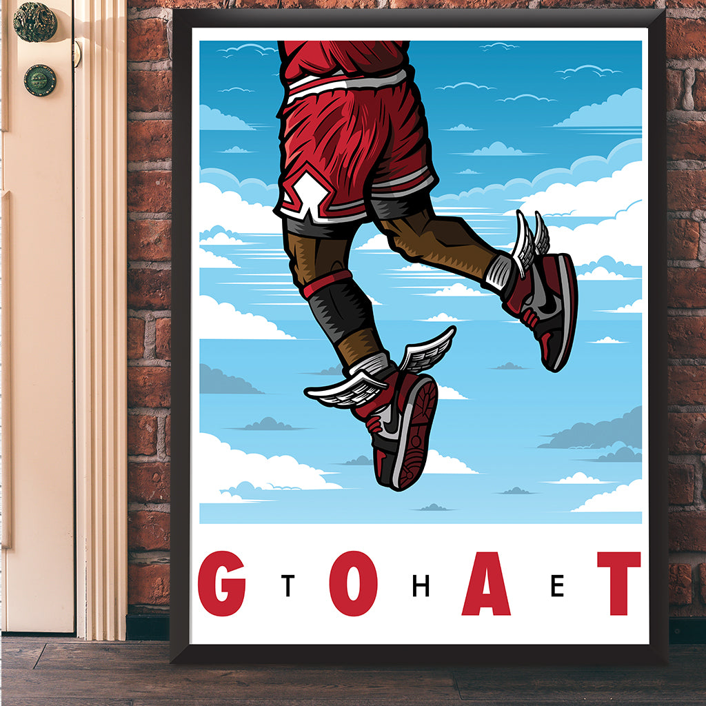 The Goat Giclee Art Print 17 x 22 - Bluu Dreams