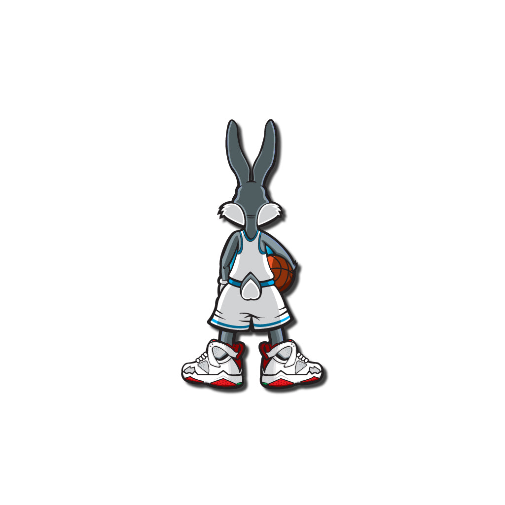 Hare Jordan 3x3 Sticker - Bluu Dreams