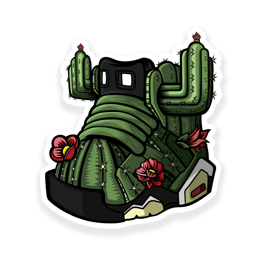 Cactus Jack 3 x 3 Sticker - Bluu Dreams