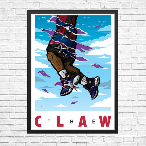 The Claw Giclee Art Print 13 x 19 - Bluu Dreams