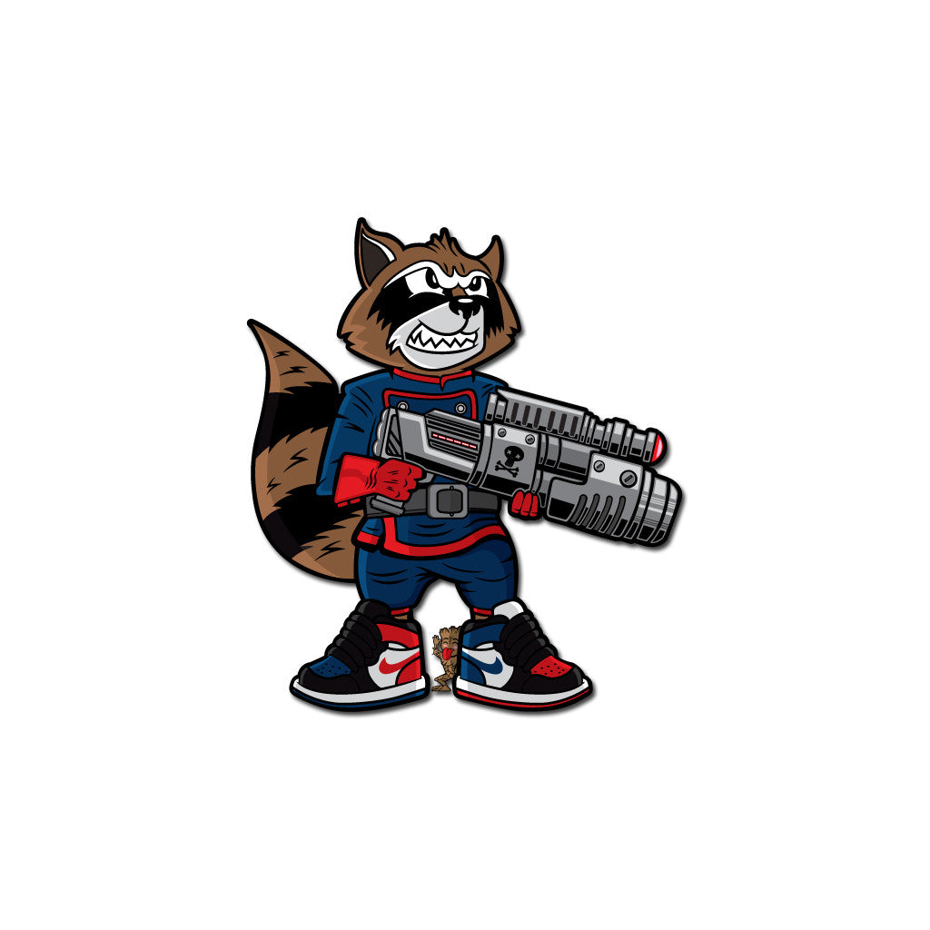 Rocket 3x3 Sticker - Bluu Dreams