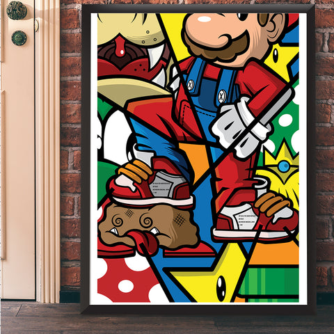 The Plumber Giclee Art Print 18 x 24 - Bluu Dreams